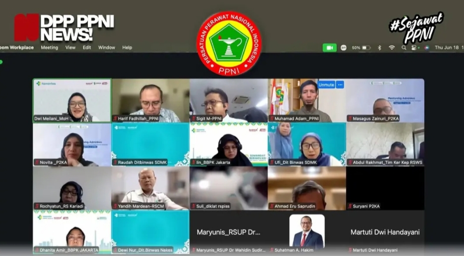 DPP PPNI Sampaikan Usulan Penting di Rapat Perencanaan CoP Perawat Bersama Kemenkes RI