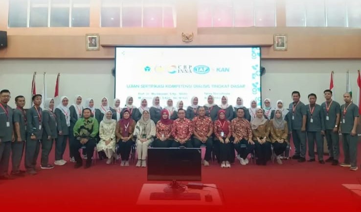 CBP INNA & RSUP Dr. M. Hoesin Palembang Gelar Ujian Sertifikasi Kompetensi Perawat Dialisis Tingkat Dasar