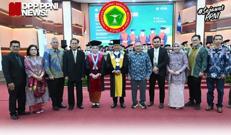 Ketua Umum DPP PPNI Hadiri Pengukuhan Prof. Evi Karota Bukit Jadi Guru Besar Fakultas Keperawatan USU