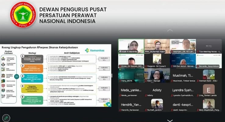 PPNI Ikuti Penyusunan Konsep Point of Care Layanan Kesehatan Lansia: Upaya Perkuat Pelayanan kesehatan