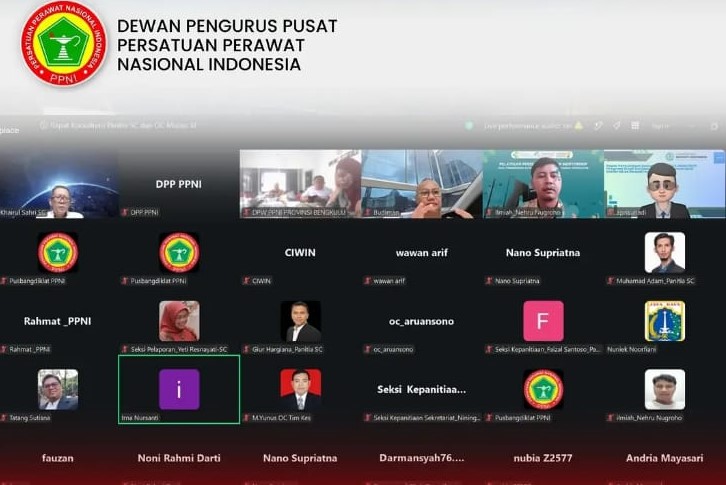 DPP PPNI Gelar Rapat Koordinasi Panitia SC & OC: Upaya Pemantapan Persiapan MUNAS XI PPNI