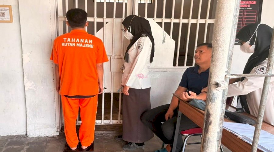 Tenaga Kesehatan Rutan Majene Gelar Layanan SIAMASEI: Deteksi Dini Potensi Gangguan Kesehatan