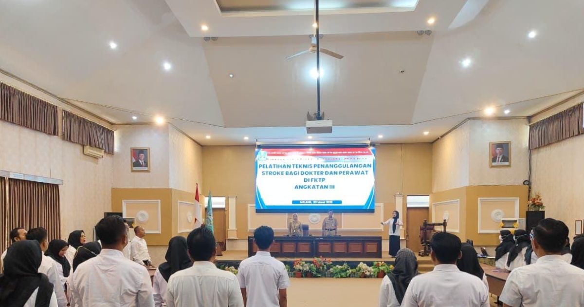 Dinkes Kabupaten Probolinggo Gelar Pelatihan Teknis Penanggulangan Stroke Bagi Dokter dan Perawat di FKTP