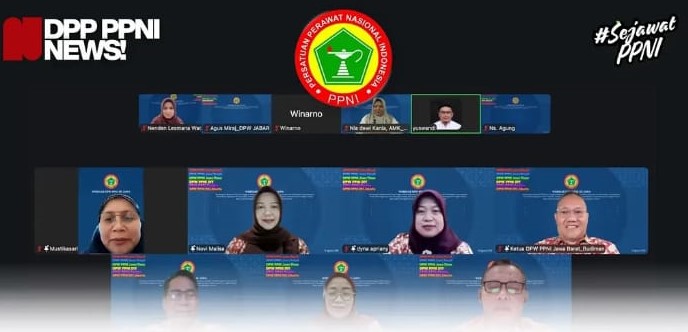 Sekjen DPP PPNI Jadi Keynote Speaker di Webinar Nasional DPW PPNI Se-Jawa 2026: Pentingnya Kepemimpinan Adaptif