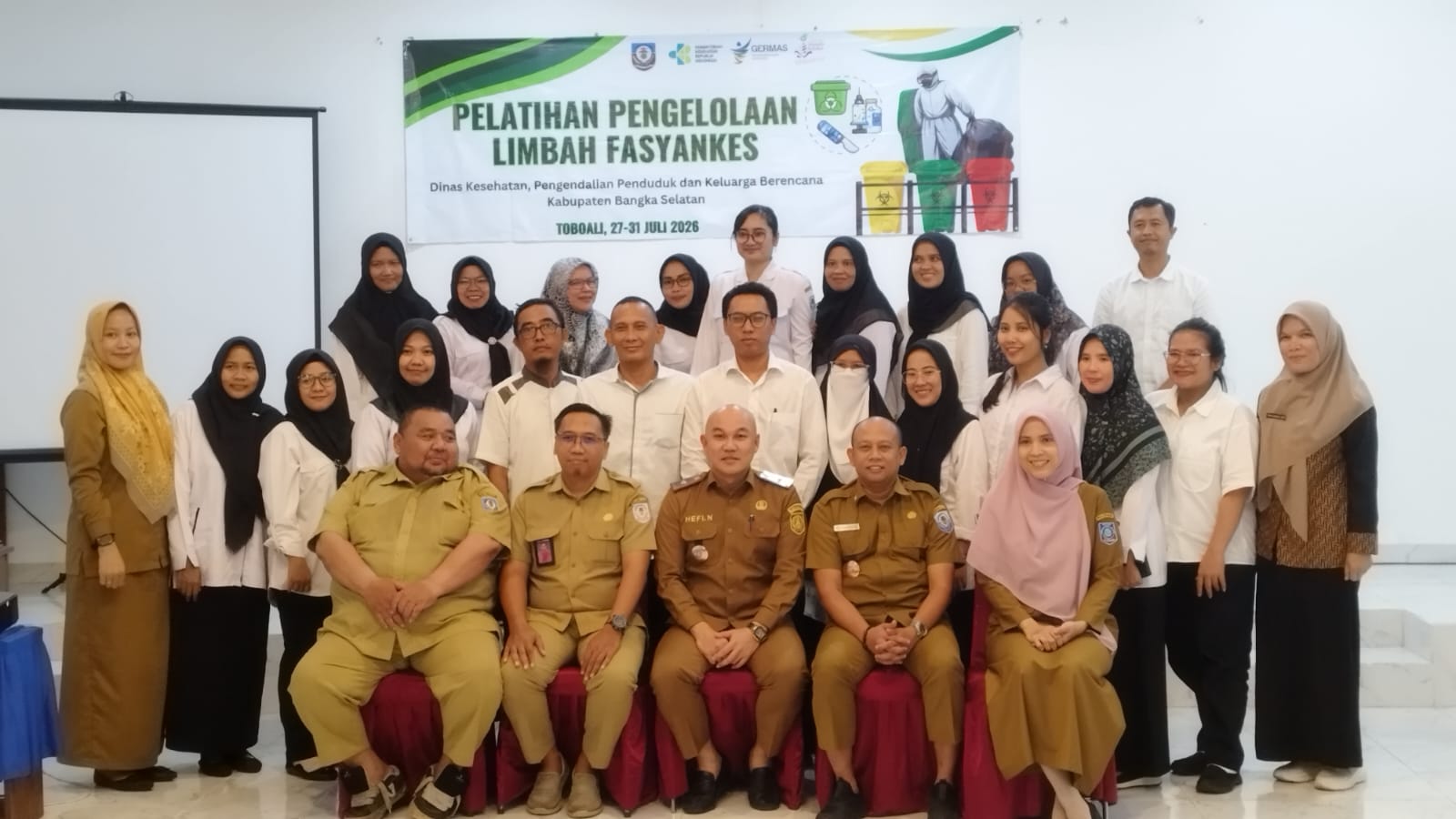DKPPKB Bangka Selatan Gelar Pelatihan Pengelolaan Limbah Fasyankes: Upaya Tingkatkan Kompetensi Nakes