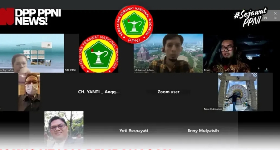 DPP PPNI Gelar Rakor Bidang & Departemen Pelayanan: Upaya Perkuat Program Kerja