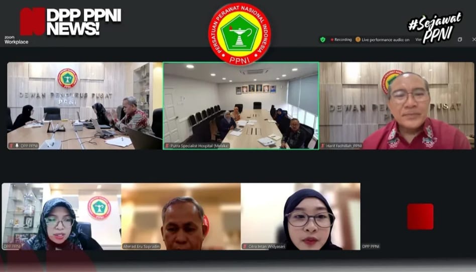 DPP PPNI & Specialist Hospital Melaka Jajaki Kerja Sama Untuk Perawat Berkarir di Malaysia