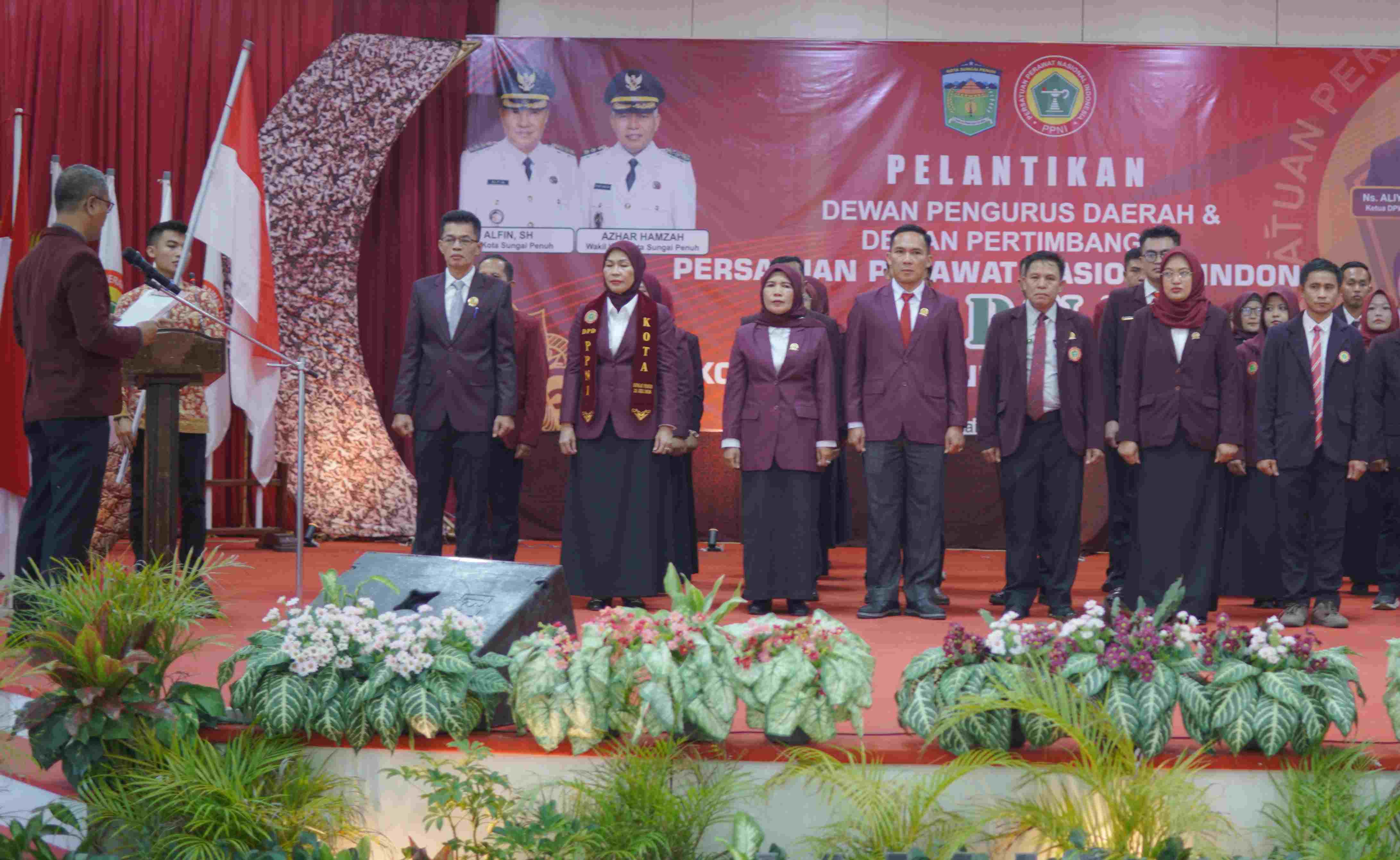 Pengurus PPNI Kota Sungai Penuh Resmi Dilantik, Aliyardi: Perkuat Kolaborasi Bersama Pemda & Berkontribusi Nyata