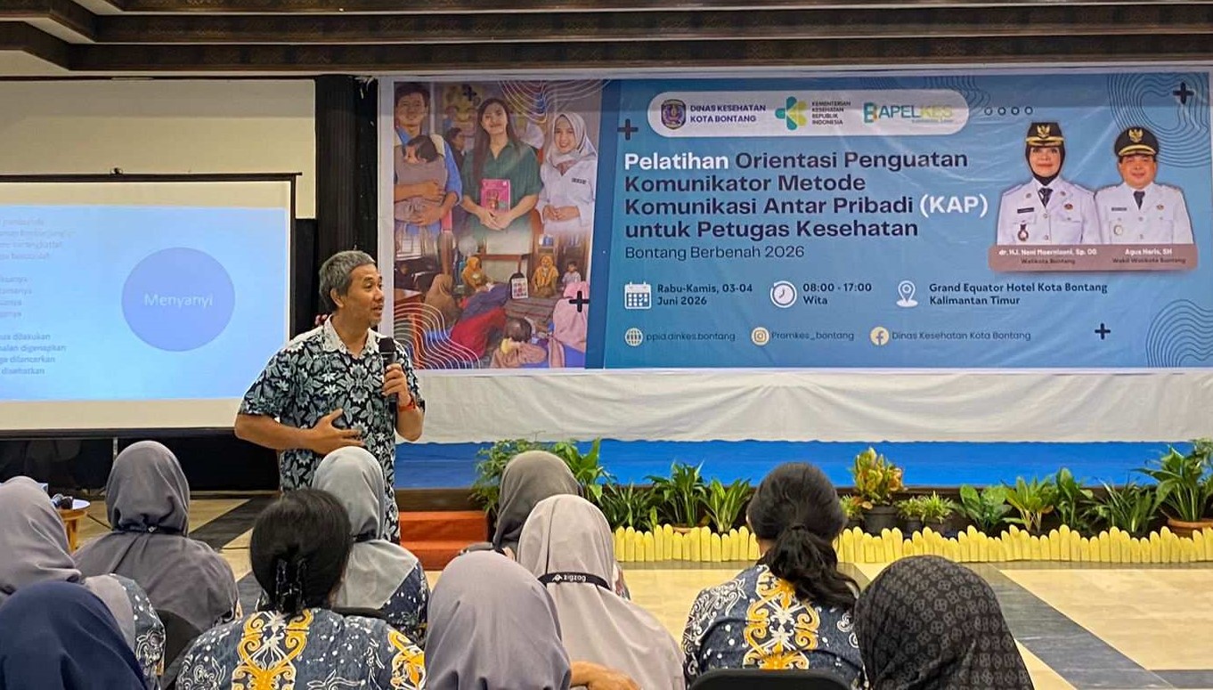 Nakes Bontang Ikuti Pelatihan Orientasi Penguatan Komunikator Metode KAP: Upaya Percepat Penurunan Stunting