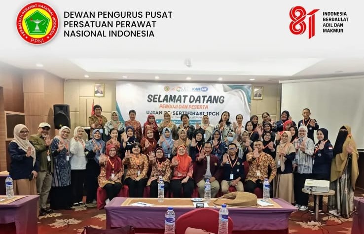 CBP INNA Gelar Ujian Sertifikasi Kompetensi Perawat IPCN Tingkat Dasar di Makassar