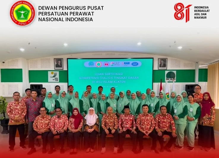 CBP INNA & RSU Islam Klaten Gelar Ujian Sertifikasi Kompetensi Perawat Dialisis Tingkat Dasar
