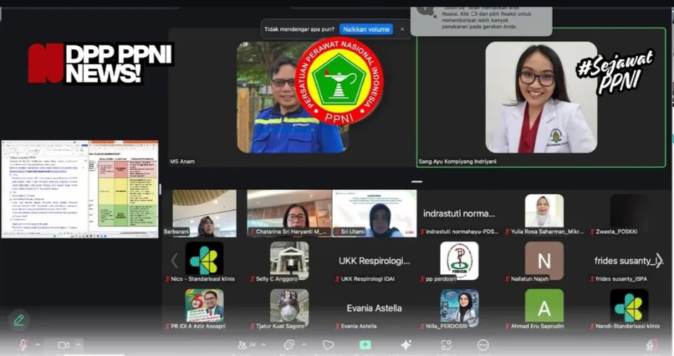 DPP PPNI Bersama Kemenkes RI Kawal Finalisasi Draf PNPK Tata Laksana Pneumonia Pada Anak
