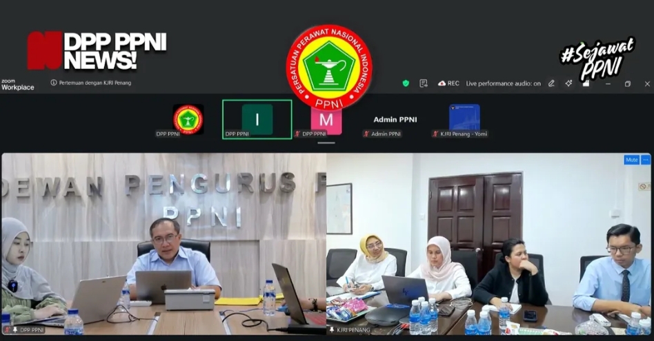 PPNI Perkuat Sinergitas Bersama KJRI Penang Demi Memfasilitas Peluang Perawat Berkarir Ke Malaysia