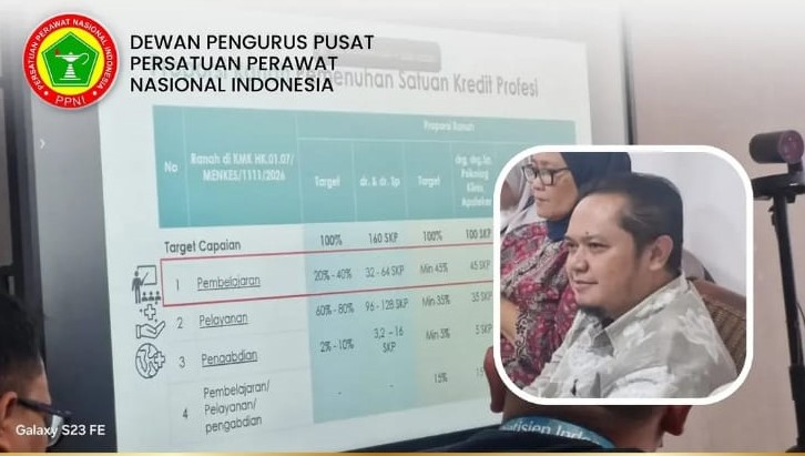 PPNI Ikuti Sosialisasi Pembaharuan Siakpel Sesuai KMK N0.HK.01.07/Menkes/IIII/2026