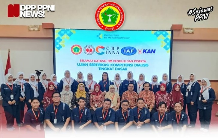 CBP INNA & RSUP Dr. Mohammad Hoesin Gelar Ujian Sertifikasi Kompetensi Perawat Dialisis Tingkat Dasar