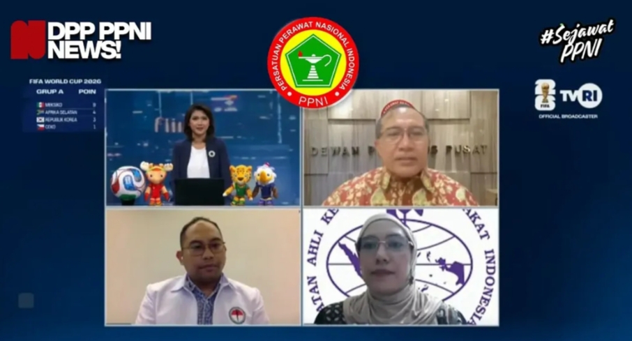 Ketua Umum DPP PPNI Suarakan Masa Depan & Kesejahteraan Perawat Indonesia Melalui Live TVRI