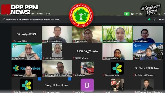 DPP PPNI Bahas & Kawal Standardisasi Pedoman Pelayanan IGD di Rumah Sakit