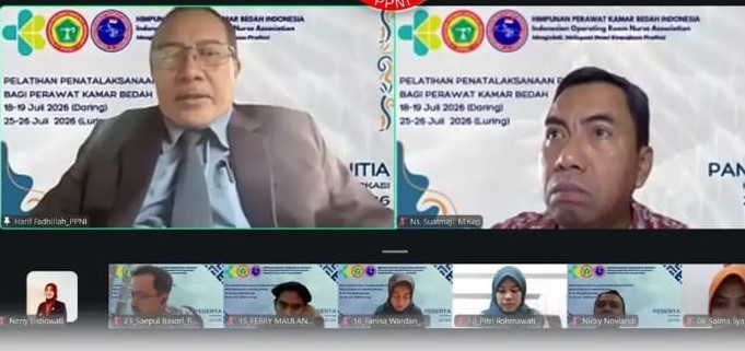 Ketua Umum DPP PPNI Jadi Narsumber Pelatihan Nasional HIPKABI: Demi Perkuat Kompetensi Perawat Kamar Bedah