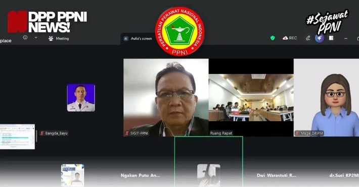 DPP PPNI Ikuti Rapat Penyusunan RAN Penangggulangan HIV/AIDS & IMS 2026-2029 Kemenkes RI