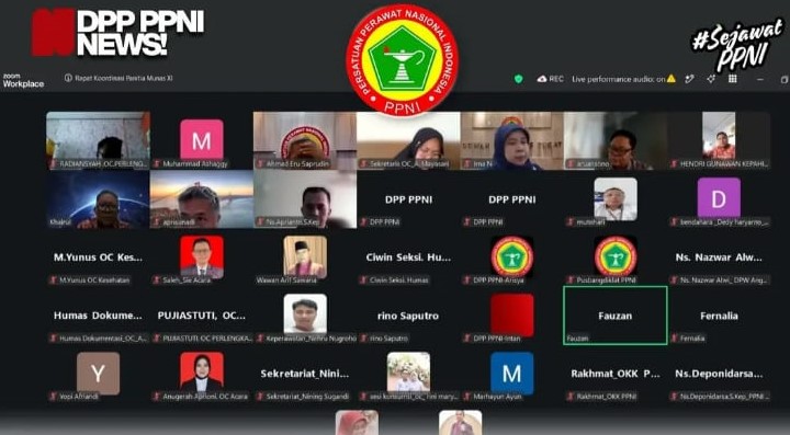 DPP PPNI Gelar Rapat Pengarahan Antara Steering Committee & Organizing Committee: Persiapan Munas XI