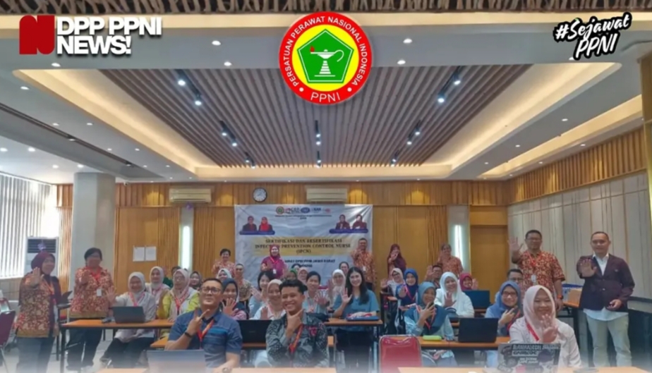 CBP INNA & DPW PPNI Jawa Barat Gelar Ujian Re-Sertifikasi Kompetensi Perawat IPCN Tingkat Dasar