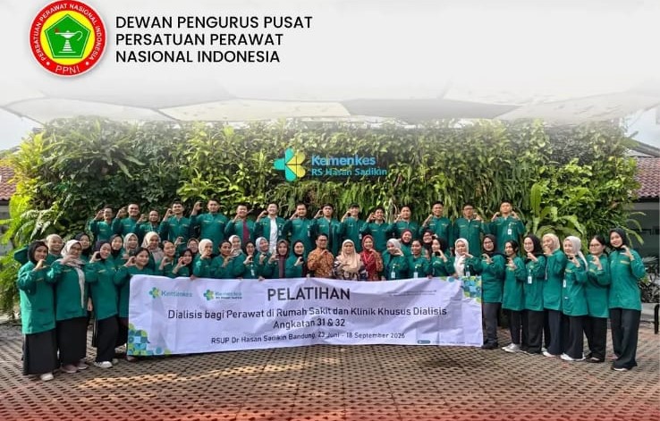 CBP INNA & RSUP Dr. Hasan Sadikin Bandung Gelar Ujian Sertifikasi Kompetensi Perawat Dialisis Tingkat Dasar
