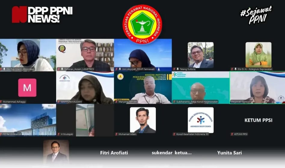 DPP PPNI Berkontribusi Bahas Substansi Keprofesian & PKB Bersama Konsil Kesehatan Indonesia