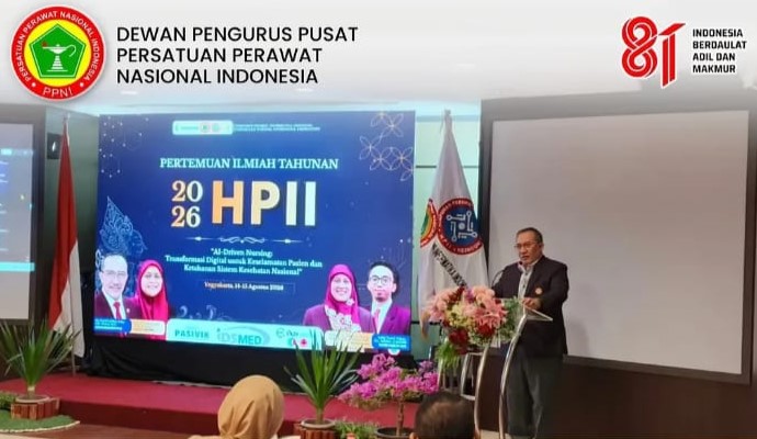 PIT HPII 2026, Harif Fadhillah: Dukung Optimalisasi Pemanfaatan AI Dalam Transformasi Digital Keperawatan